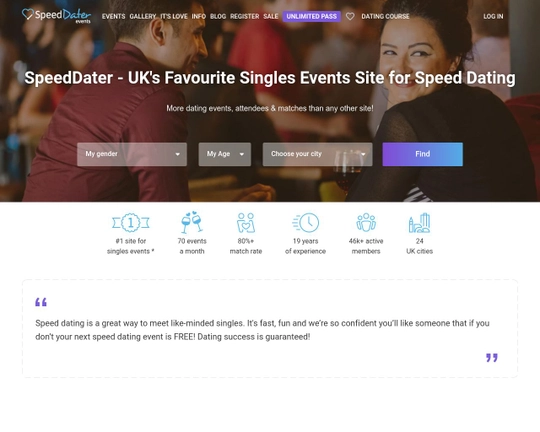 Speeddater Online Logo