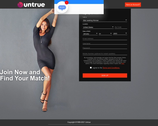 UnTrue.com Logo
