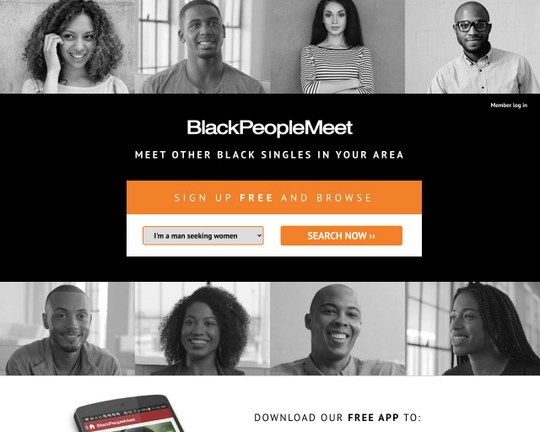 BlackPeopleMeet Logo