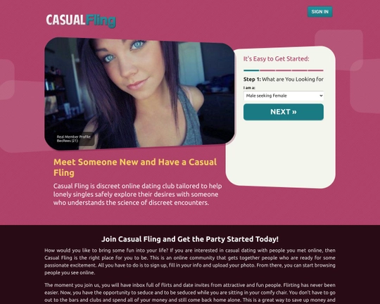Casual Fling Logo
