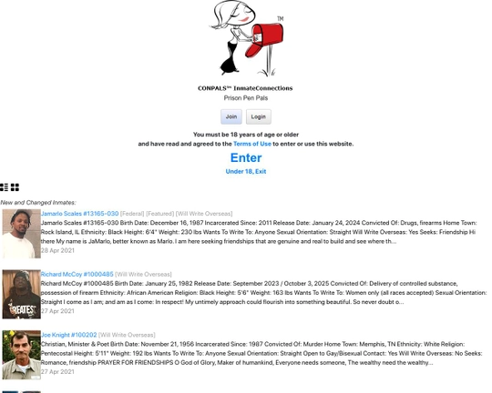 ConvictPenpals.com