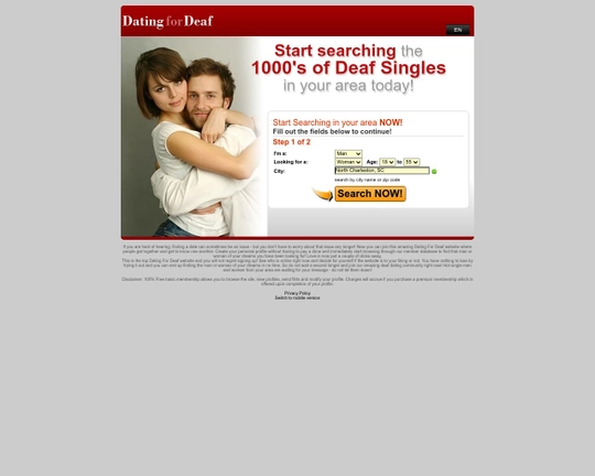 Dating For Deaf Logo