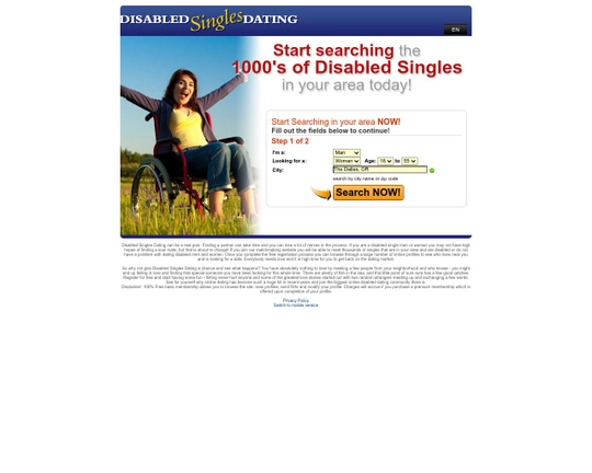 DisabledSinglesDating Logo