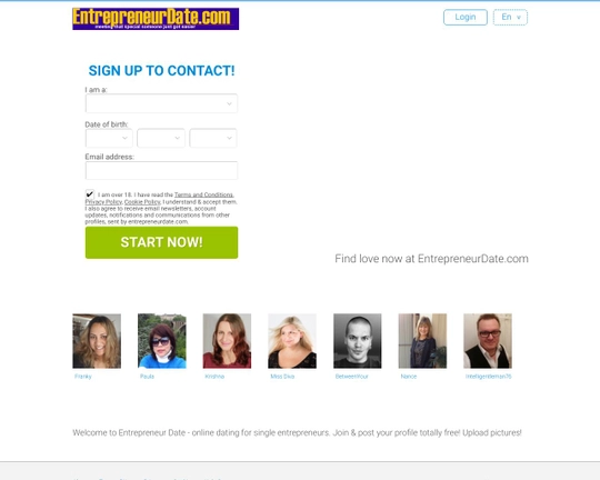 EntrepreneurDate Logo