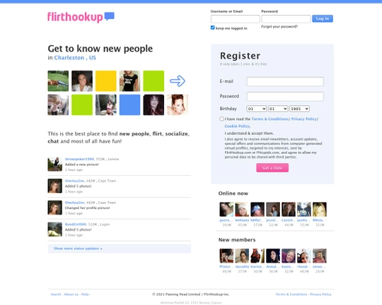 Flirt Hookup Logo