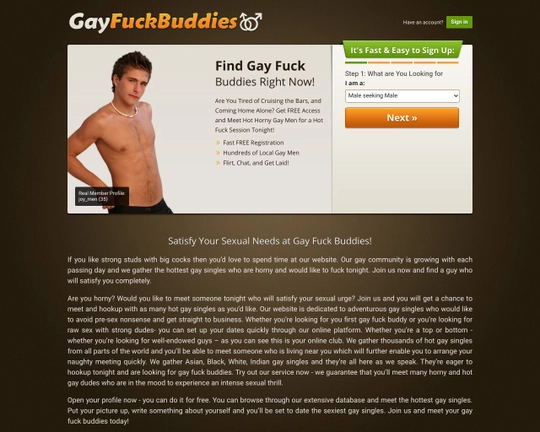 Gay Fuck Buddies Logo