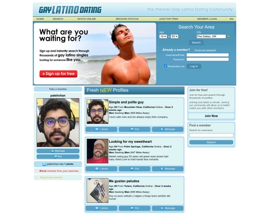 Gay Latino Dating Logo