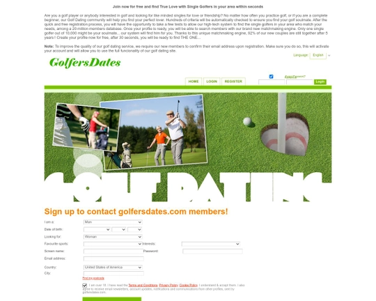 GolfersDates Logo