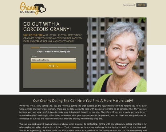 GrannyDatingSite.com Logo