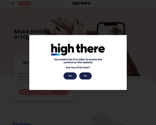 High There Logo