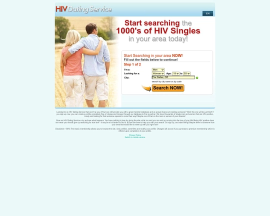 HIV Dating Service Logo