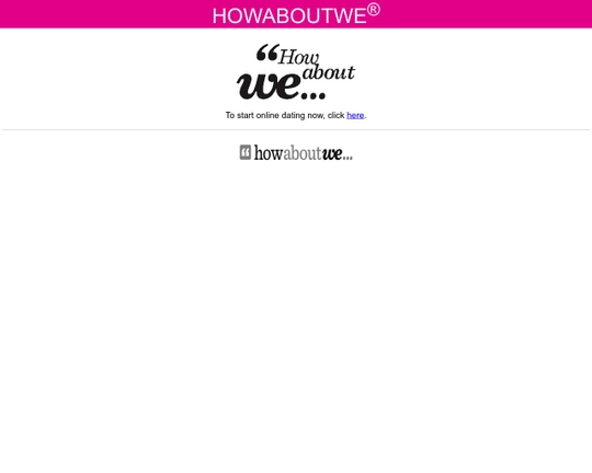 How About We Logo