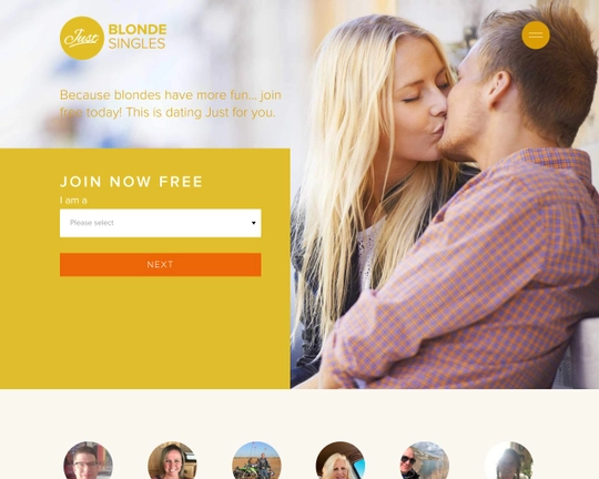 Just Blonde Singles Logo