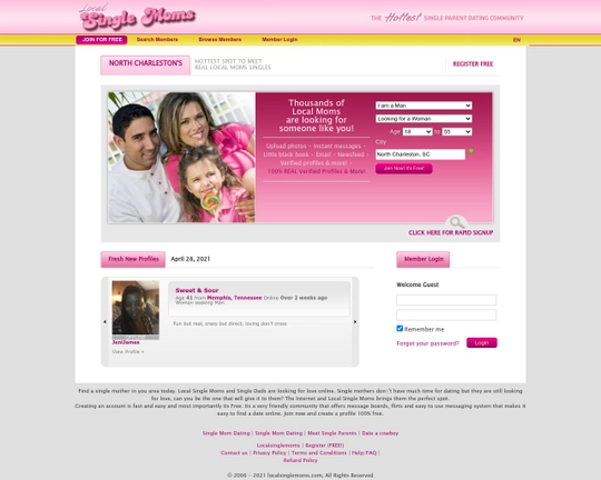 Local Single Moms Logo