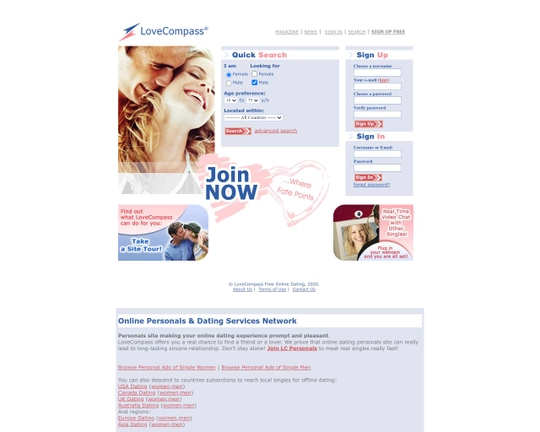 LoveCompass.com Logo
