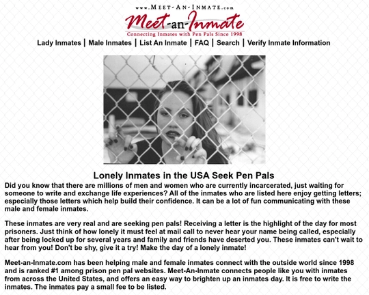 Inmate dating store