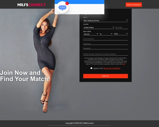 Milfs Connect Logo
