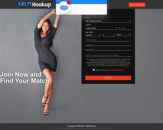 Milfs Hookup Logo
