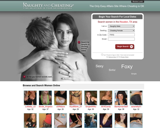 Naughty And Cheating Logo
