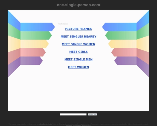 One Single Person Logo