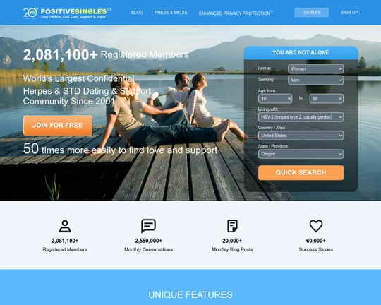 PositiveSingles.com Logo