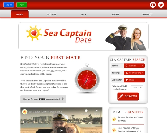 SeaCaptainDate Logo