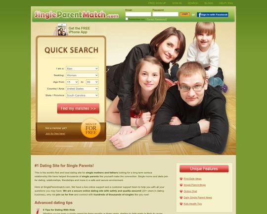Single Parent Match Logo