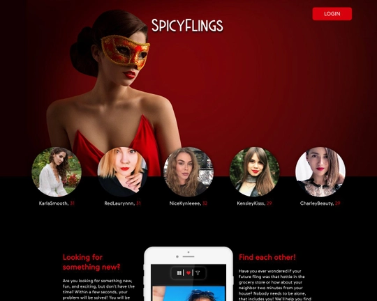 Spicy Flings Logo