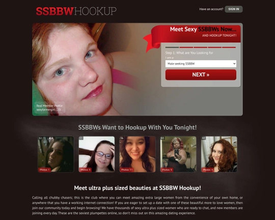 SSBBW Hookup Logo