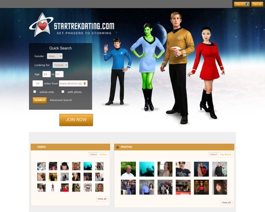 Startrekdating.com Logo