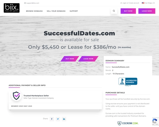 Succesful Dates Logo