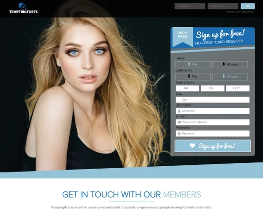 Tempting Flirts Logo