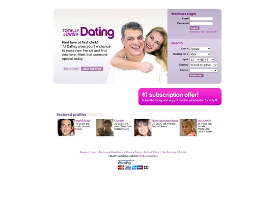 Totally Jewish Dating Logo