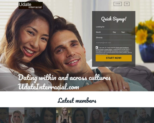 U Date Interracial Logo