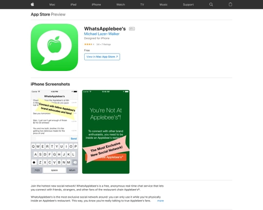 WhatsApplebee's Logo