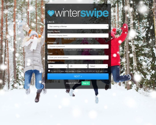 Winter Swipe Logo